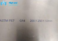 Plat Titanium Gr4 ASTM F67 UNS R50700 Lembar Titanium Medis