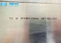 Gr5 ASTM B 381 Plat Titanium Persegi 57mm Titanium Alloy Sheet
