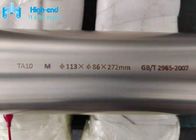GR12 Titanium Seamless Pipe TA10 Tebal Dinding Titanium Tube
