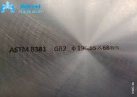 Astm B381 Forging Titanium Disc Ditempa Kekuatan Tarik Gr2 196.85mm