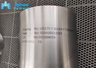 ASTM B381 F3 Titanium Alloy Ring Cincin Seamless Ditempa Panas