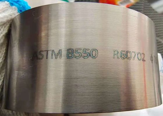 Zr 60702 Zirkonium Forging Ring ASTM B550 Cincin Gulung Mulus